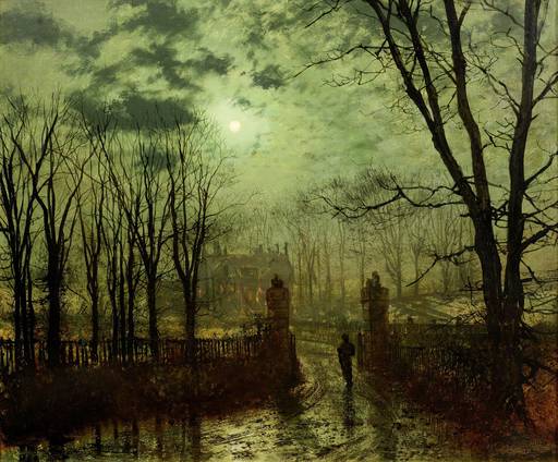 Обо всем - John Atkinson Grimshaw - лирика городских пейзажей Викторианской эпохи